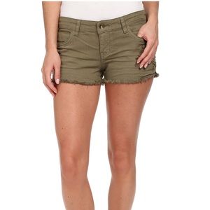 Billabong side tie green shorts size 27